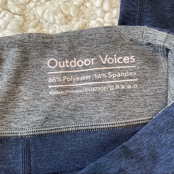 OUTDOOR Voices 7/8 Leggings Dipped Colourblock Small - Picture 4 of 6